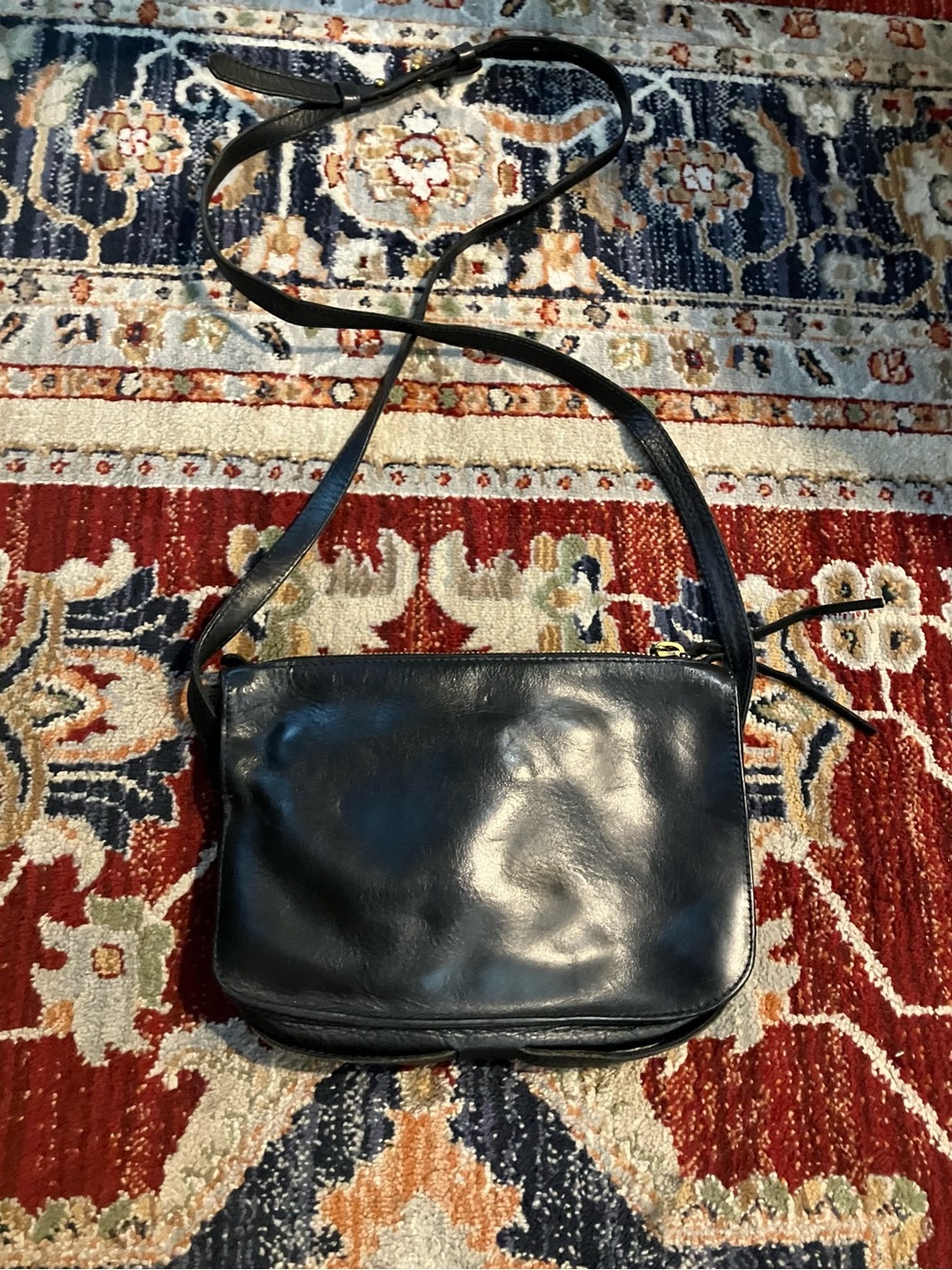 Madewell Crossbody Bag Black Leather